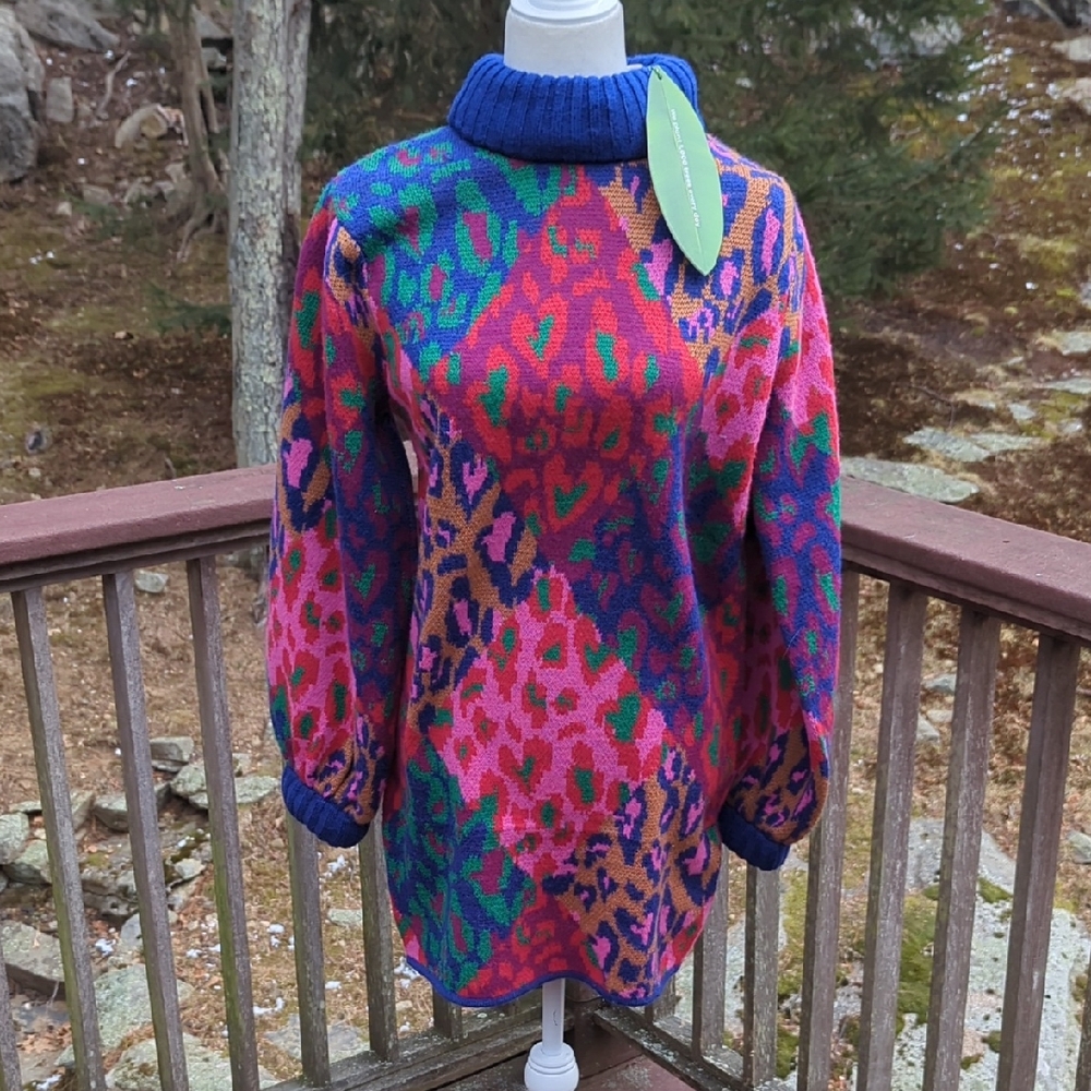 FARM Rio Multicolor Turtleneck Sweater #073